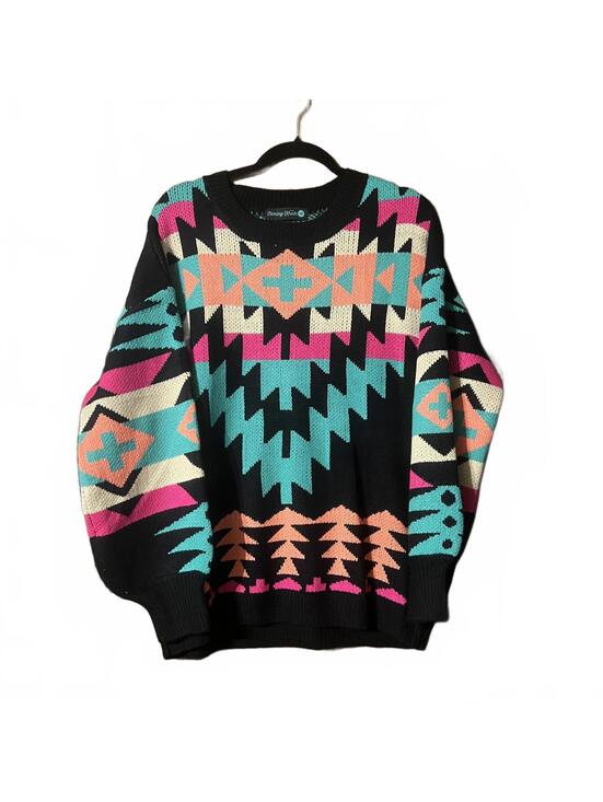 Sterling Kreek Tops - Sterling Kreek Medium Southwestern Patterned Sweater Medium